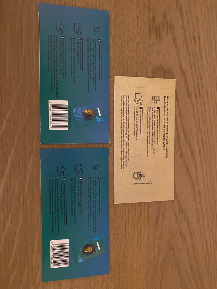 Hollandia 2023/2023 - Cryptostamp zárt limitált széria Nederland #4.3