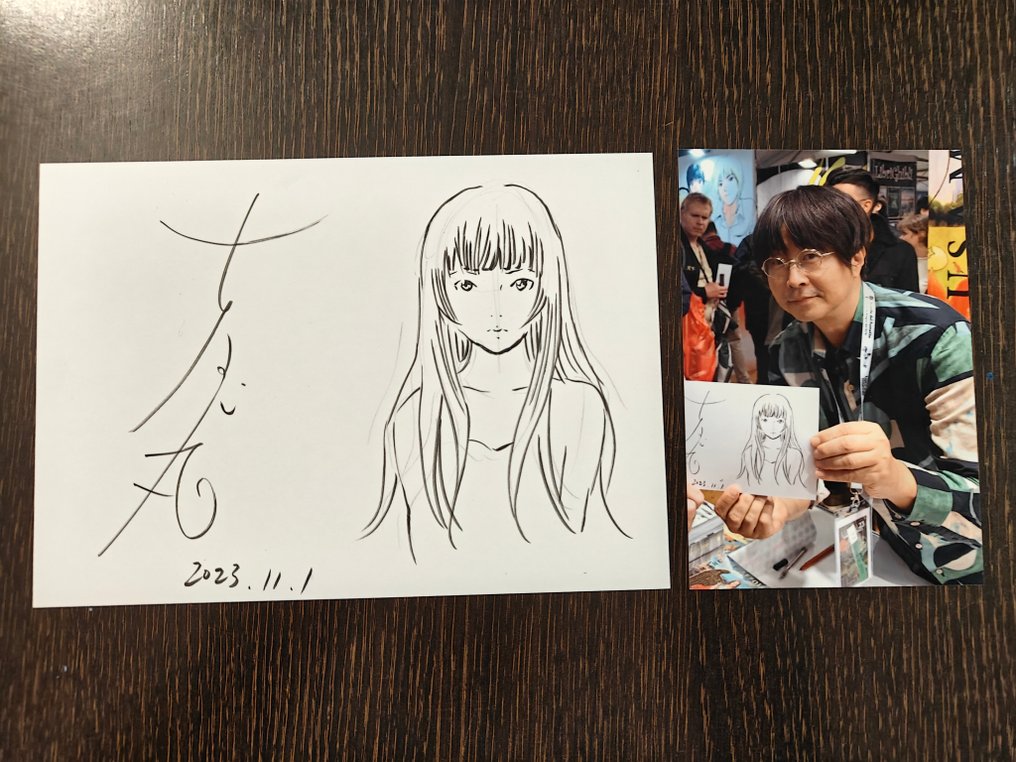 Saga - Dibujo con rotulador negro - 1 Signed comic, Σκίτσο - 2023/2023 #1.0