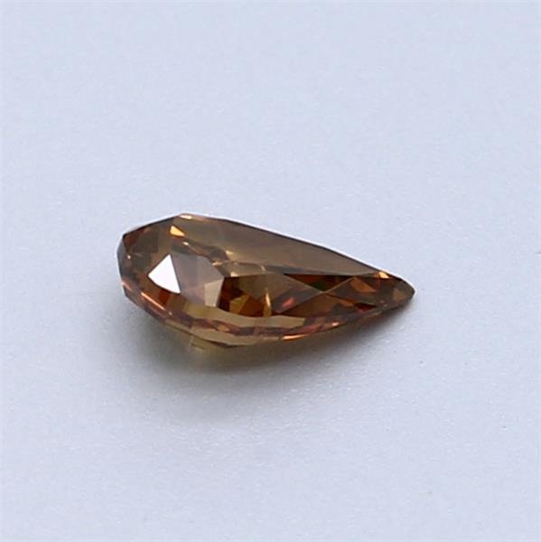 Nincs minimálár - 1 pcs Gyémánt (Természetes színű) - 0.35 ct - Körte - Fancy deep Sárgás Narancssárga - SI2 - Nemzetközi Gemmológiai Intézet (IGI) #4.3