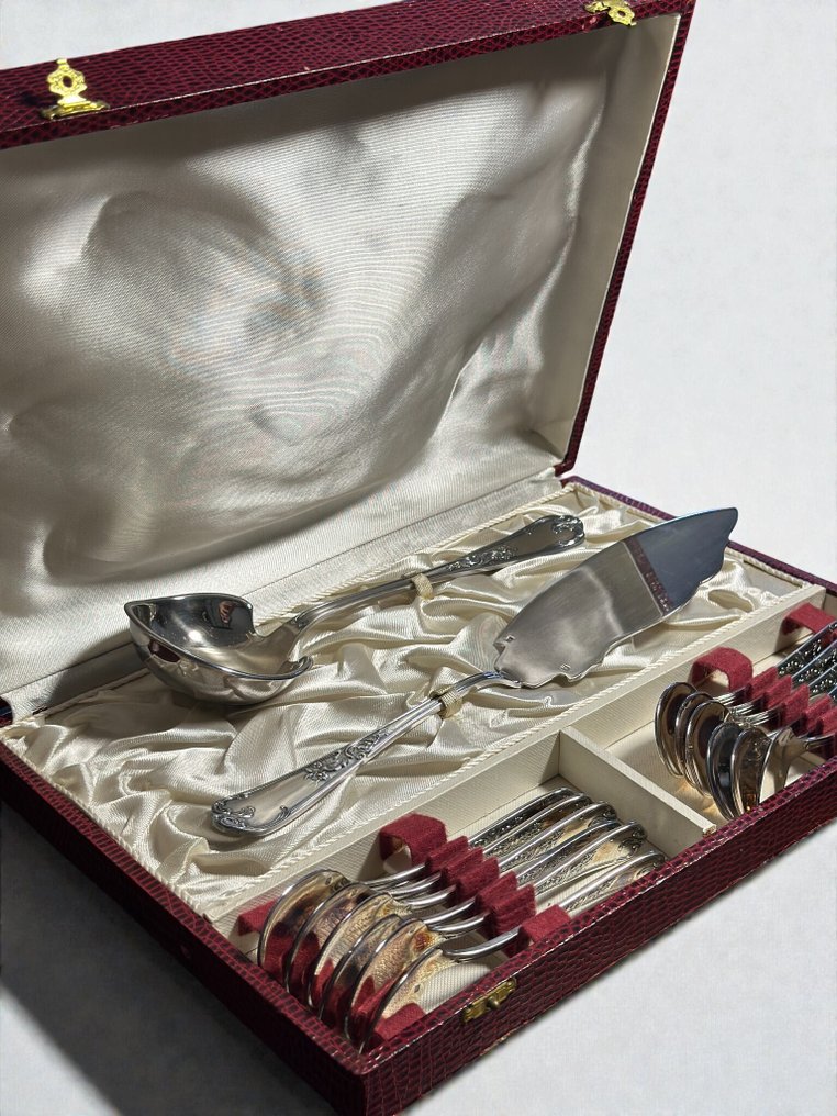 Wellner / BSF - Dessert service - Silverplated #1.0