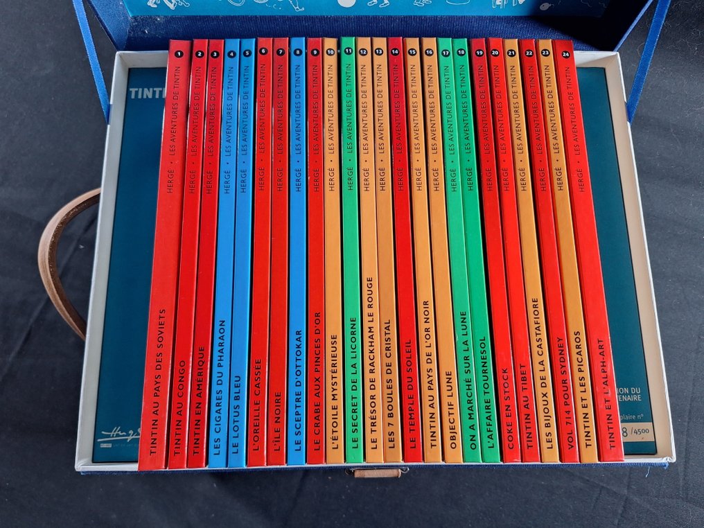 Tintin - Coffret Édition du Centenaire 24 mini-albums - 24 Album - Επανέκδοση - 2007 #2.1