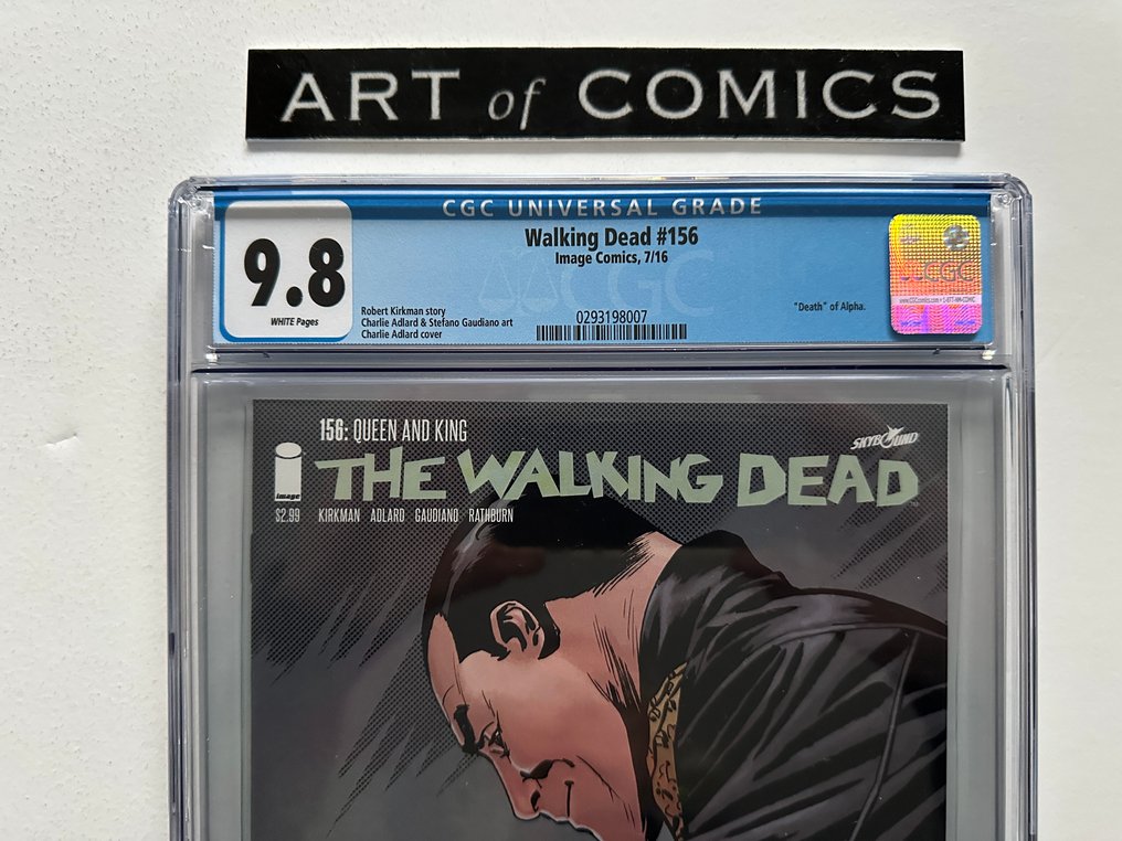 The Walking Dead #156 - CGC 9.8 - Death of Alpha - 1 Graded comic - First edition - 2016 #2.1