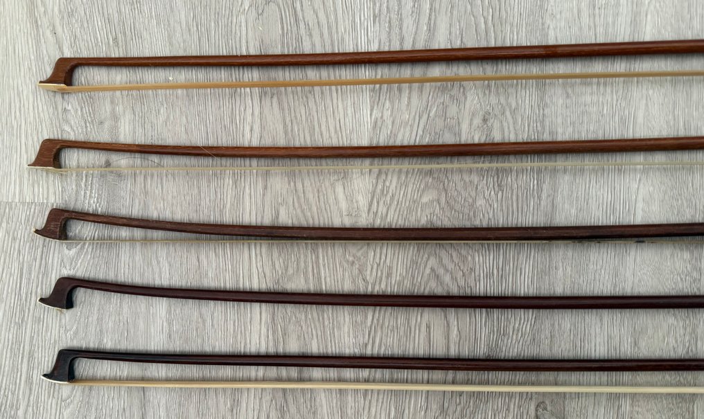Unknown 5 Violin Bows - Violin bow - Unknown  (No Reserve Price) #2.1