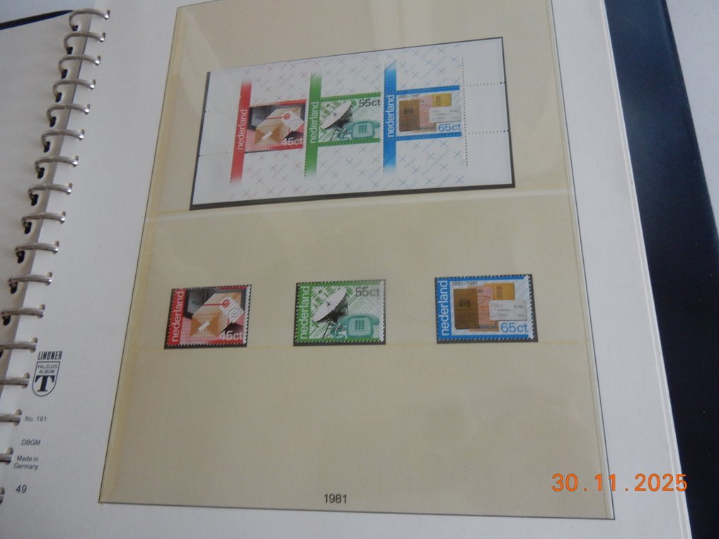 Netherlands 1981/1997 - Netherlands in 3 Lindner the luxury albums 1981-1997 - Spec. catalogus NVPH #2.1