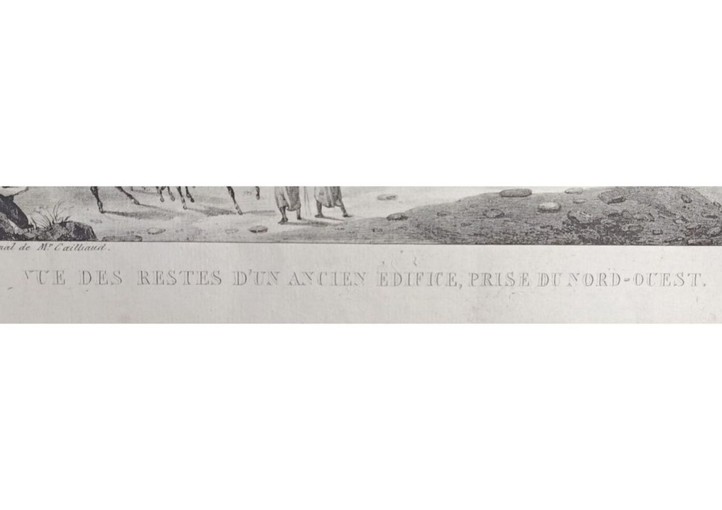 Luxor, Egypt - 19th-Century Nubian Ruins – Voyage à Méroé, Lithograph by Engelmann; Godefroy Engelmann (1788–1839) - Voyage à Meroe - 1821-1850 #3.2