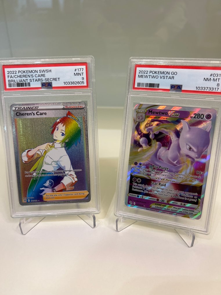Pokémon - 2 Graded card - PSA 9 - Sword & Shield #1.0