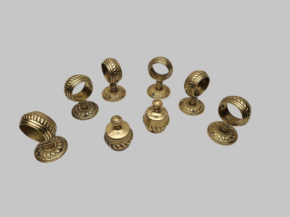 楼梯扶手支架  (8) - 鑄造黃銅 - 船绳楼梯扶手 #2.1