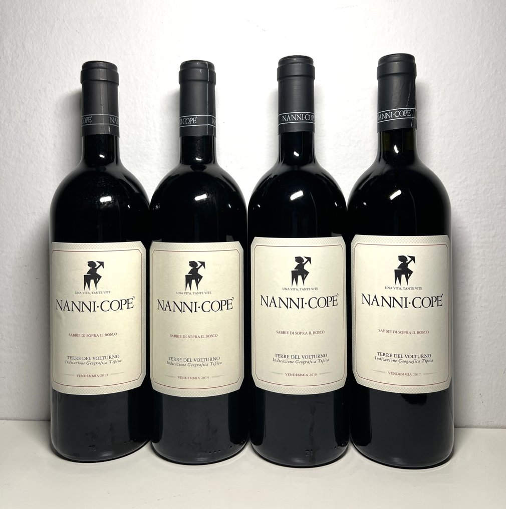 2017 2016, 2014, 2013 Nanni Copé, Sabbie di Sopra il Bosco - Kampanien - 4 Flaskor (0,75L) #1.0