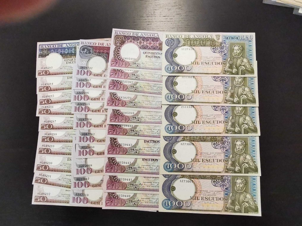 Angola. - 35 banknotes 1973  (No Reserve Price) #1.0