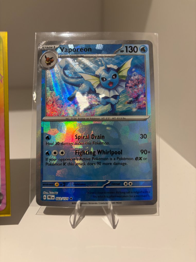 Pokémon - 3 Card - Vaporeon, Mew, Umbreon Full art, Reverse holo - Scarlet & Violet - Scarlet & Violet 151, Prismatic Evolutions #4.3