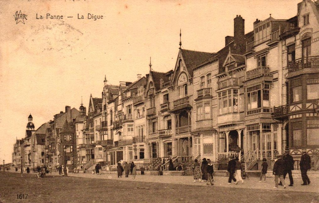 比利时 - 城市和景观 - 比利时海岸 - 精选老式明信片 - 明信片 (140) - 1900-1950 #2.1