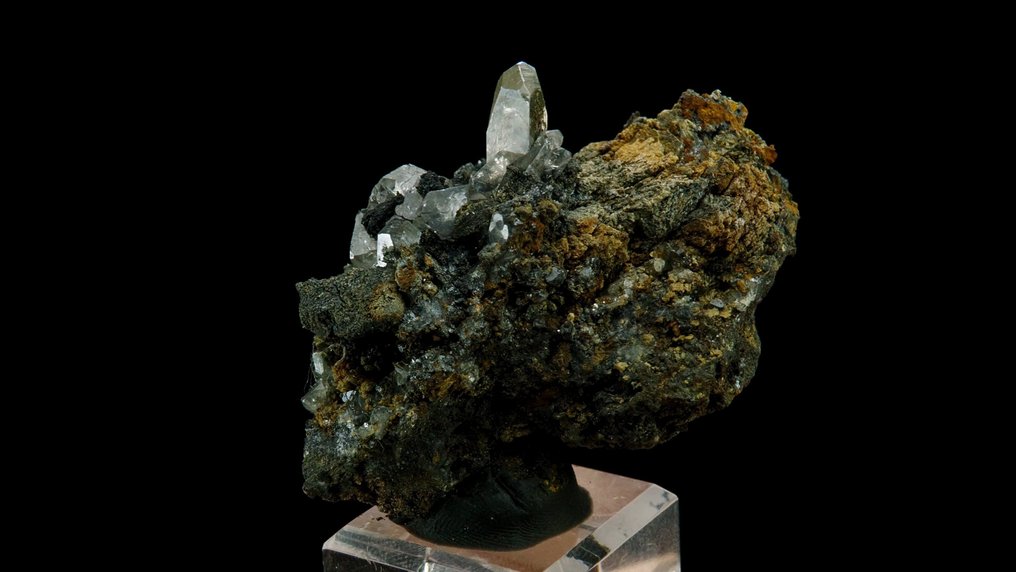 Anglesite - Monteponi mine, Iglesias, Sardinia, Italy - Height: 5.1 cm - Width: 3.5 cm- 67 g #3.2