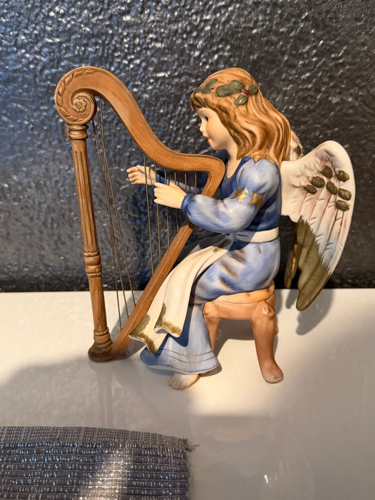 Goebel - Figure - Engel mit Harfe - Porcelain #1.0