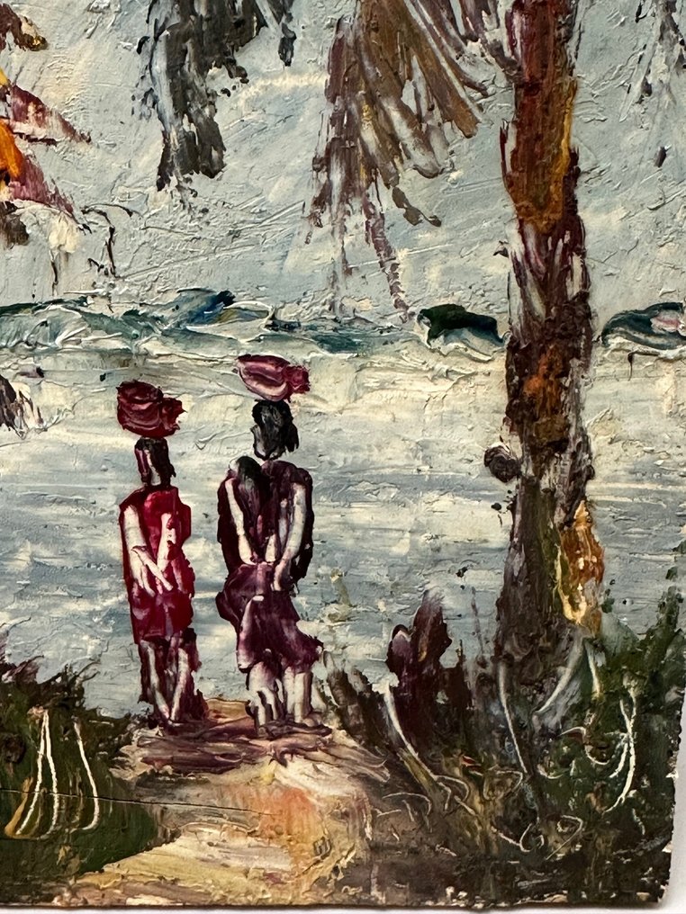 David Addogo - Zwei Frauen am Flussufer (Congo) #1.0