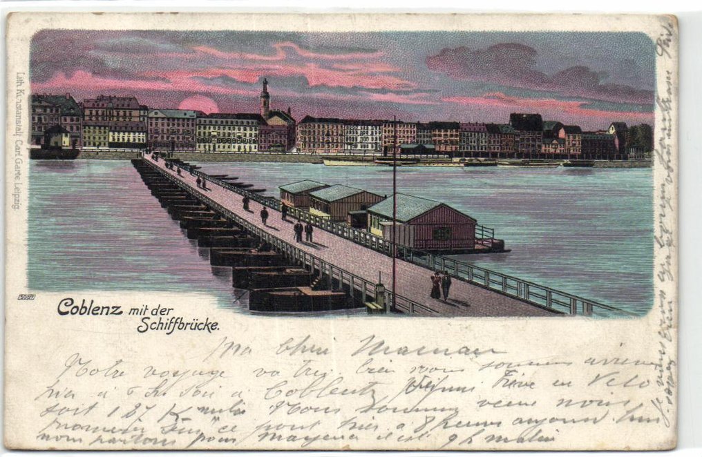 Duitsland - Litho's - Zeer Fraai - Diverse plaatsen en bezienswaardigheden - Ansichtkaart (41) - 1900-1900 #4.3