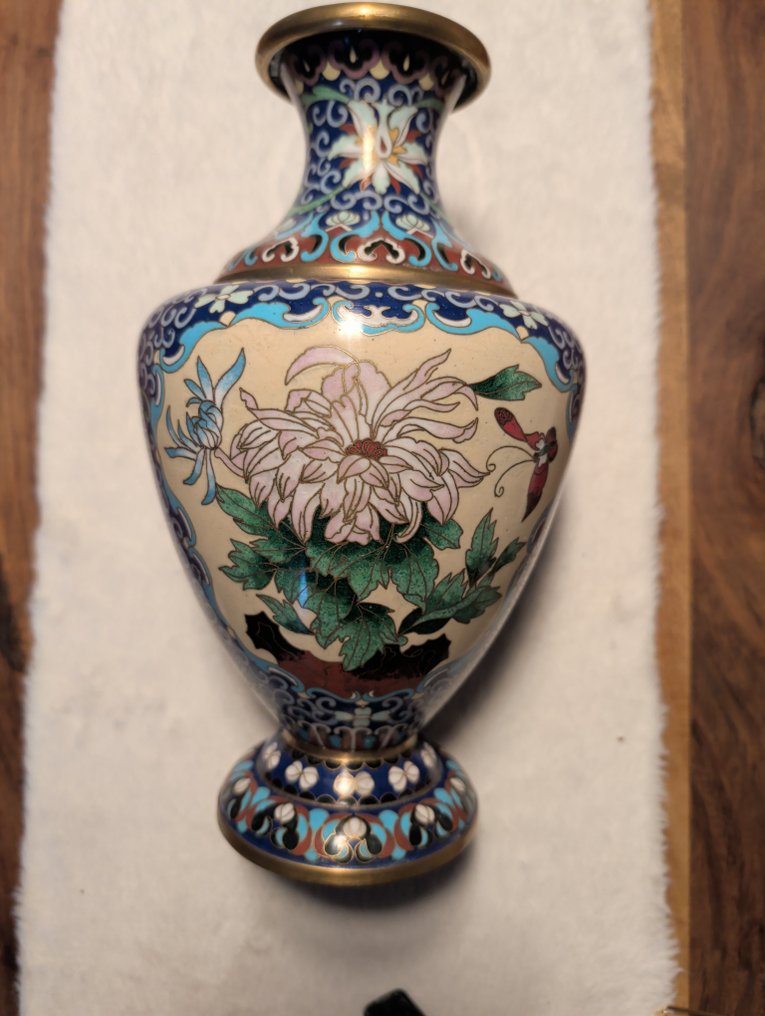 Vaas - Brons - China - Midden 20e eeuw (WO II)  (Zonder Minimumprijs) #1.0