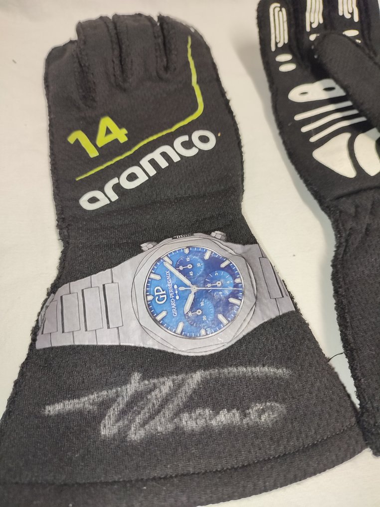 Aston Martin - Fernando Alonso - 2025 - Gants de course #2.1