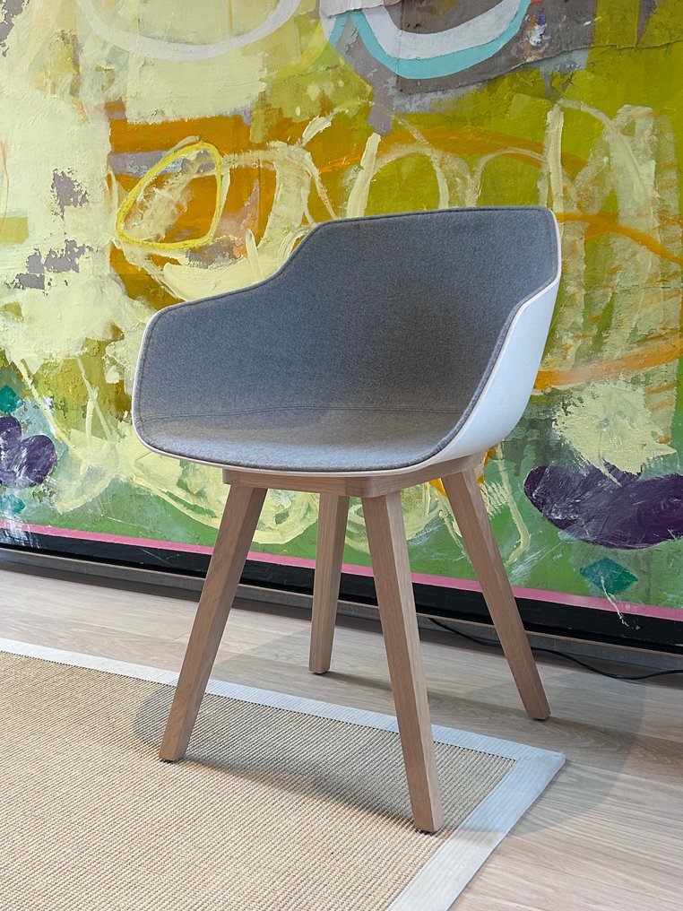 Alki - Καρέκλα (6) - Kuskoa Bi - Oak, Σύνθετο, Felt #3.2