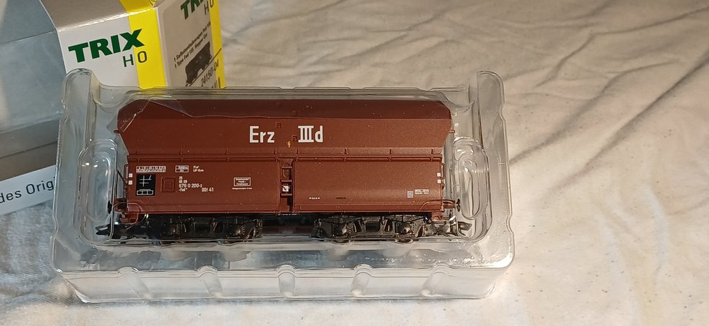 Trix H0 - 24150 - Modeltrein goederenwagonset (1) - DB #3.2