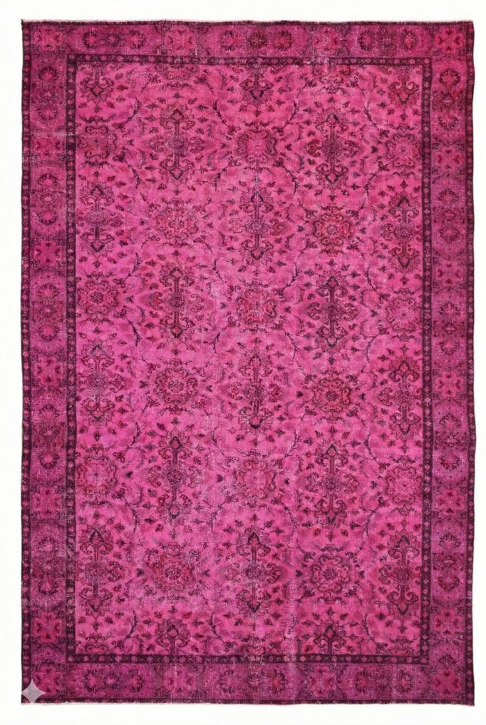Pink vintage - Rug - 280 cm - 165 cm - √ handmade √ certificate #1.0