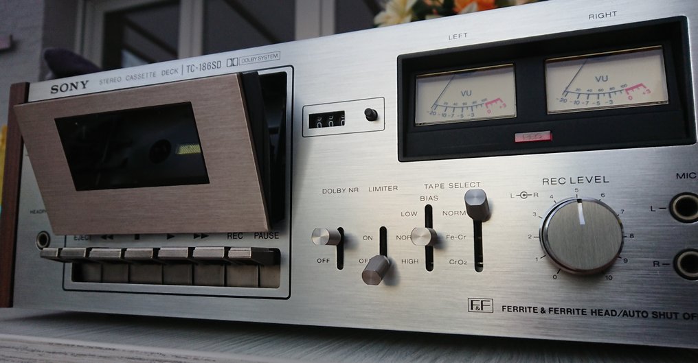 Sony - TC-186SD - Ferrite & Ferrite Head - Cassette recorder-player #3.2
