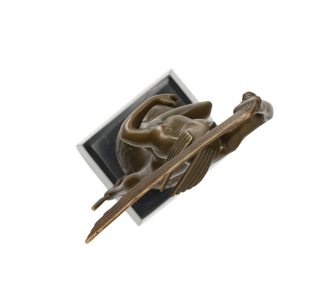 STB-ART - 雕刻, Abstract bronze art - 37 cm - 青銅色, 大理石 #3.2