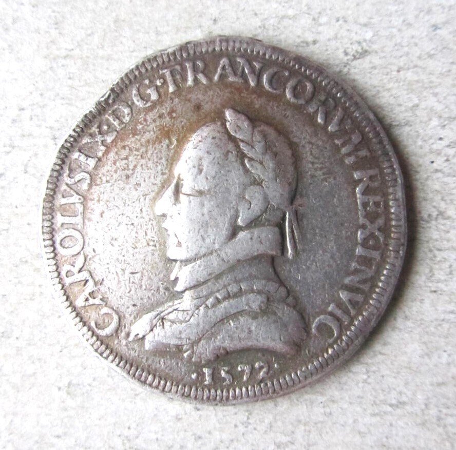 Frankrig. Medal Charles IX, with Elizabeth of Austria. 1560-1574. By Pillon(?). Dated 1572. (Ingen mindstepris) #1.0