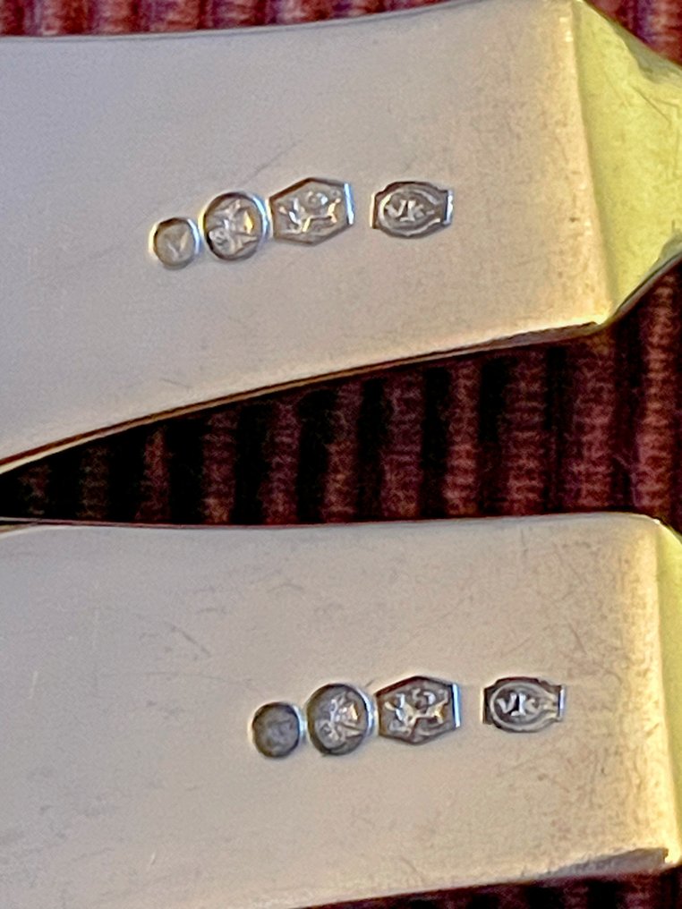 Table knife (2) - .833 silver - butter knives #1.0