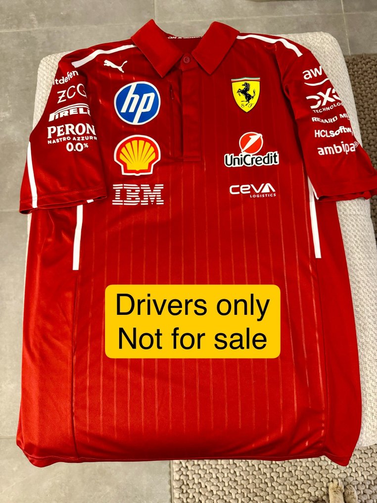 法拉利 - F-1 一级方程式 - 刘易斯·汉密尔顿 - 2025 - 赛车队马球衫 #1.0