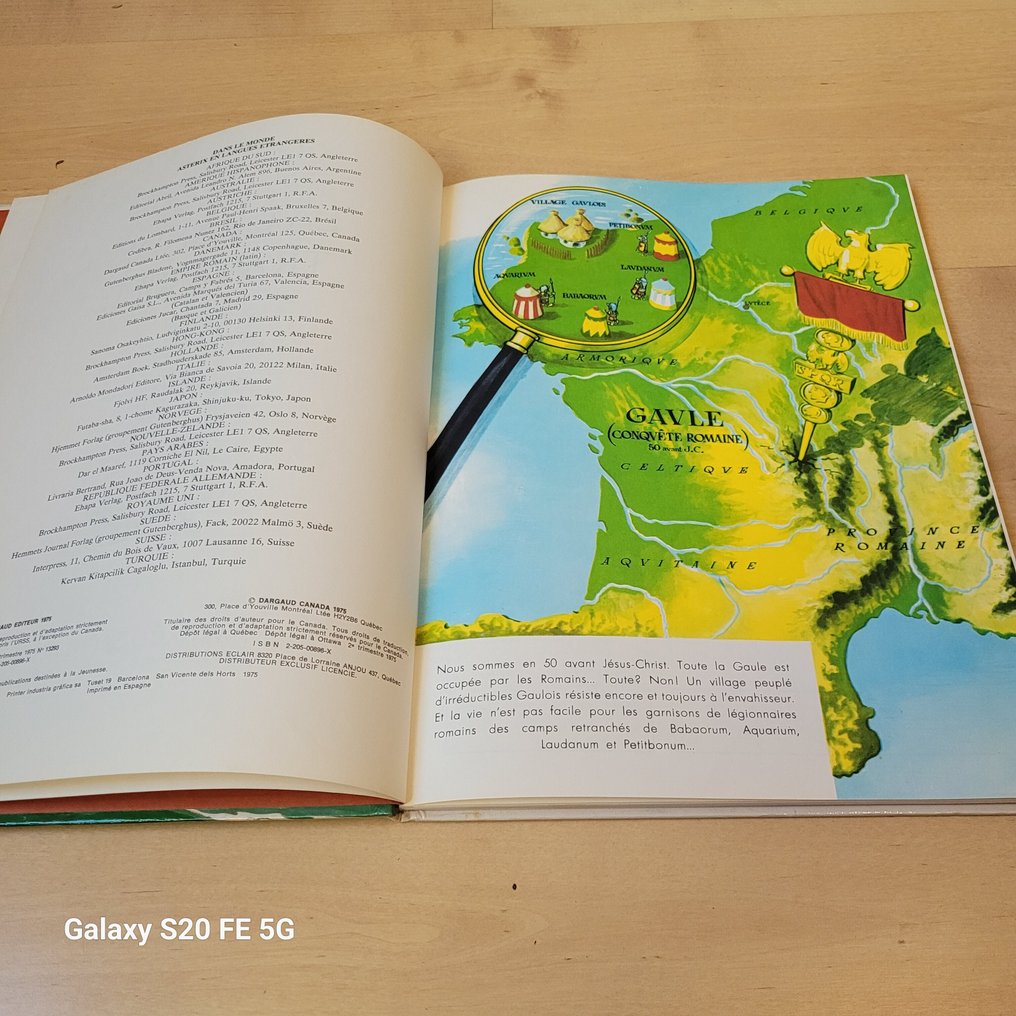 Asterix T22 - La Grande Traversée - C - 1 Album - Πρώτη γαλλική έκδοση - 1975 #4.3