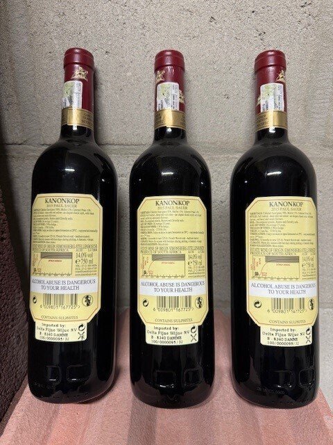 2015 Kanonkop "Paul Sauer" - Στέλενμπος - 3 Bottles (0.75L) #2.1