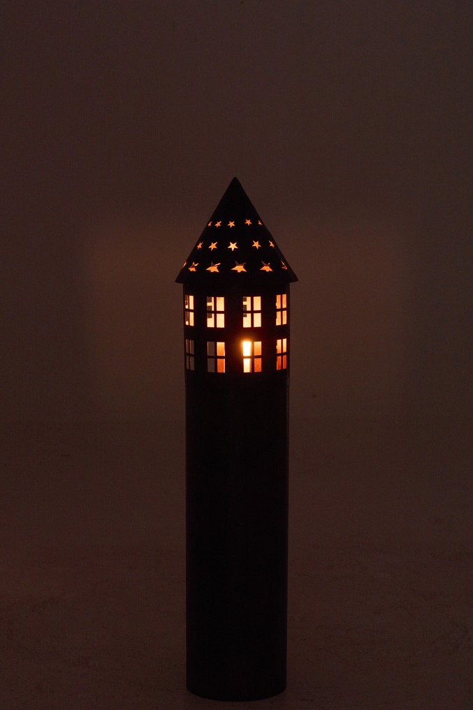Lámpás (2) - cortensteel - XL 100cm kastélytornyok #3.2