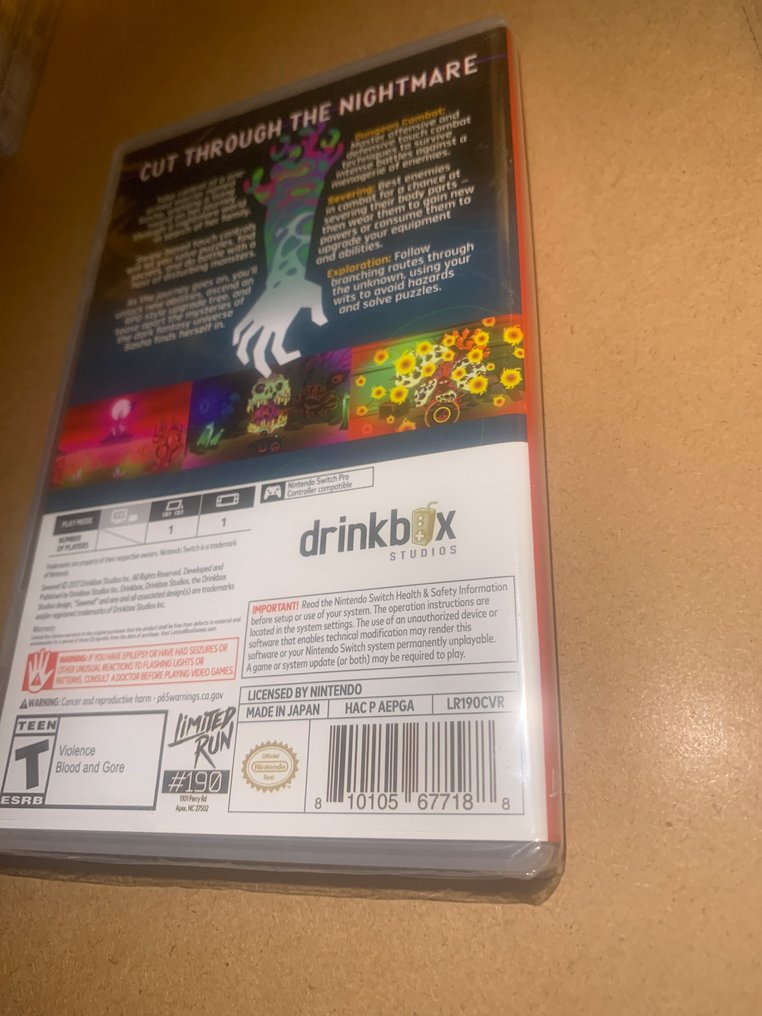 Nintendo - Switch - SEVERED - LIMITED RUN GAMES - Videogioco - In scatola originale sigillata #4.3