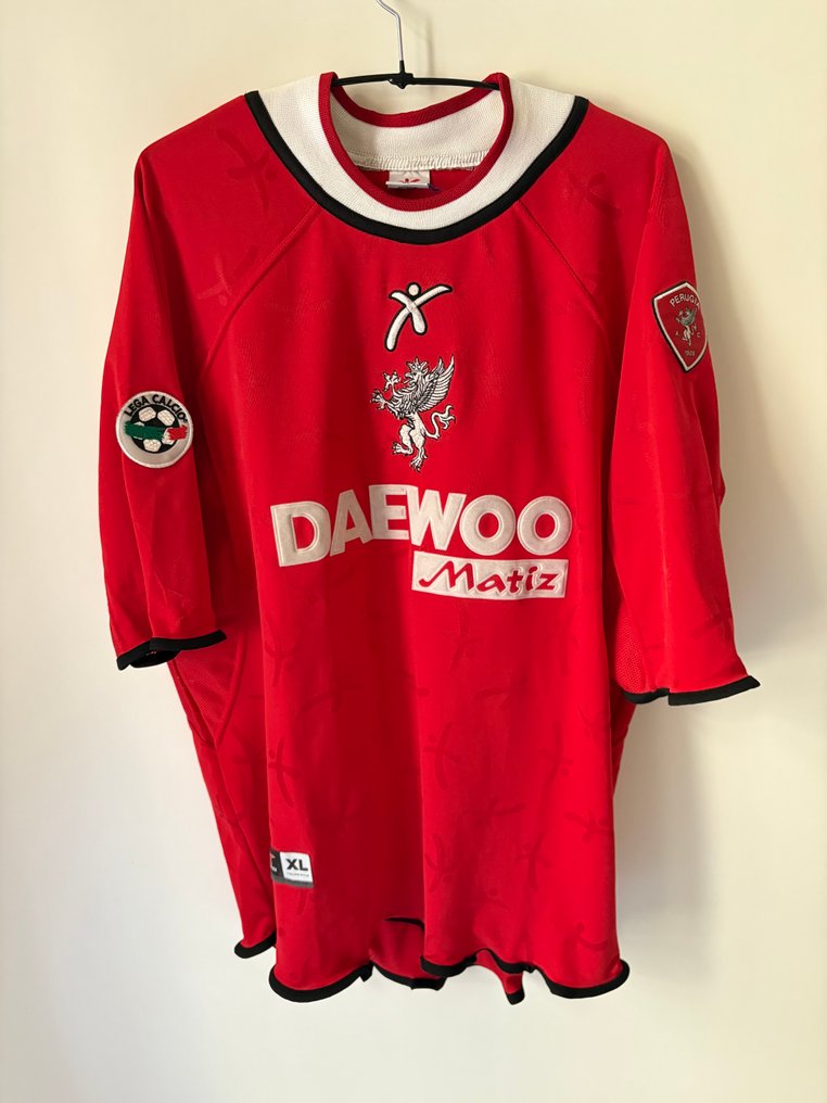 perugia - Olasz labdarúgó-bajnokság - Sogliano player issued - 2001 - Futball ing #1.0