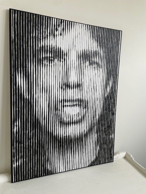 Gerke Rienks - Mick Jagger, The Rolling Stones, Handpainted #2.1