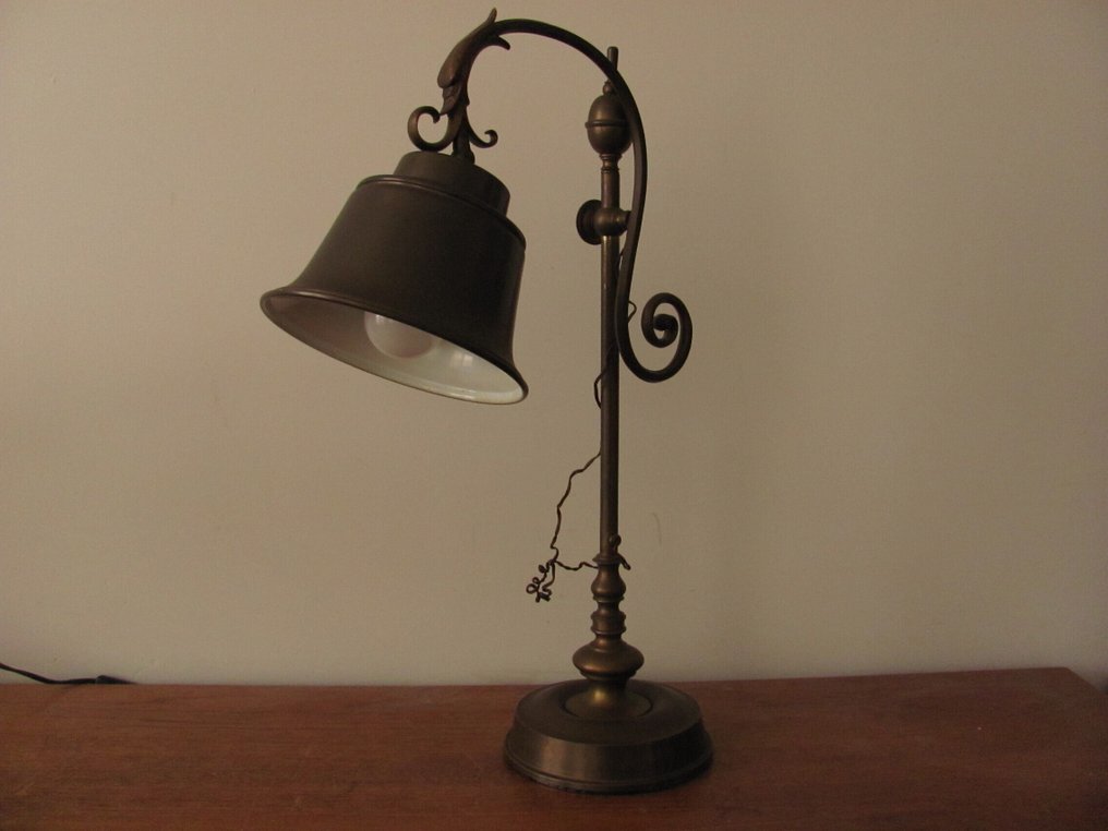 Φωτιστικό γραφείου - Ορείχαλκος - αντίκα #1.0