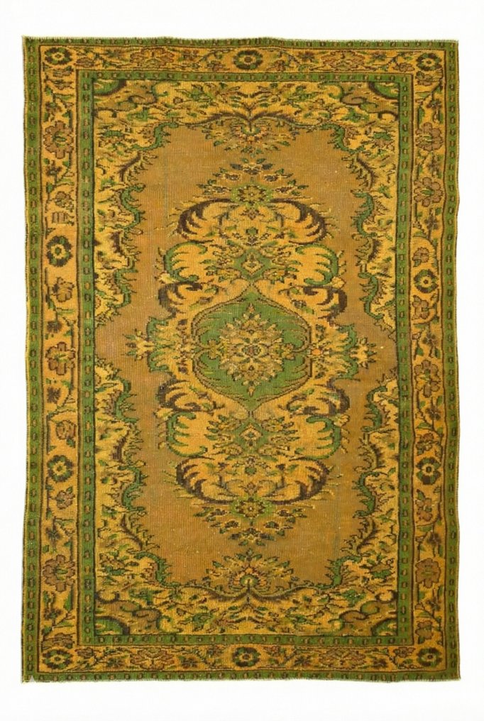 黄色复古 - 小地毯 - 260 cm - 170 cm - 有证书 #1.0