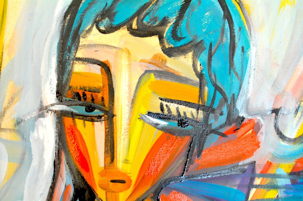 Hrasarkos (1975) - Harmonie - Tableau Grand Toile 75x115 cm - peinture à l'huile #4.3