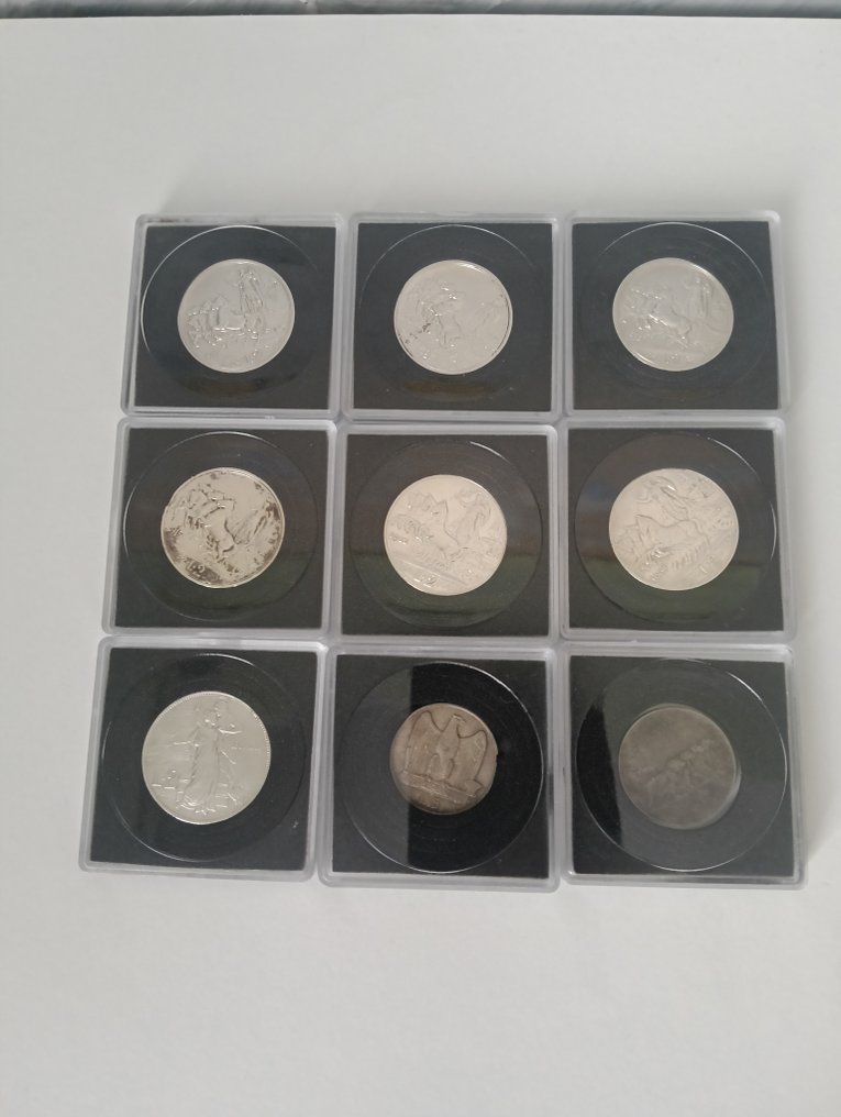 Olaszország, Királyság Lotto 9 monete (8 argenti) (Nincs minimálár) #1.0
