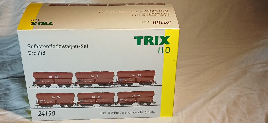 Trix H0 - 24150 - Modeltrein goederenwagonset (1) - DB #1.0