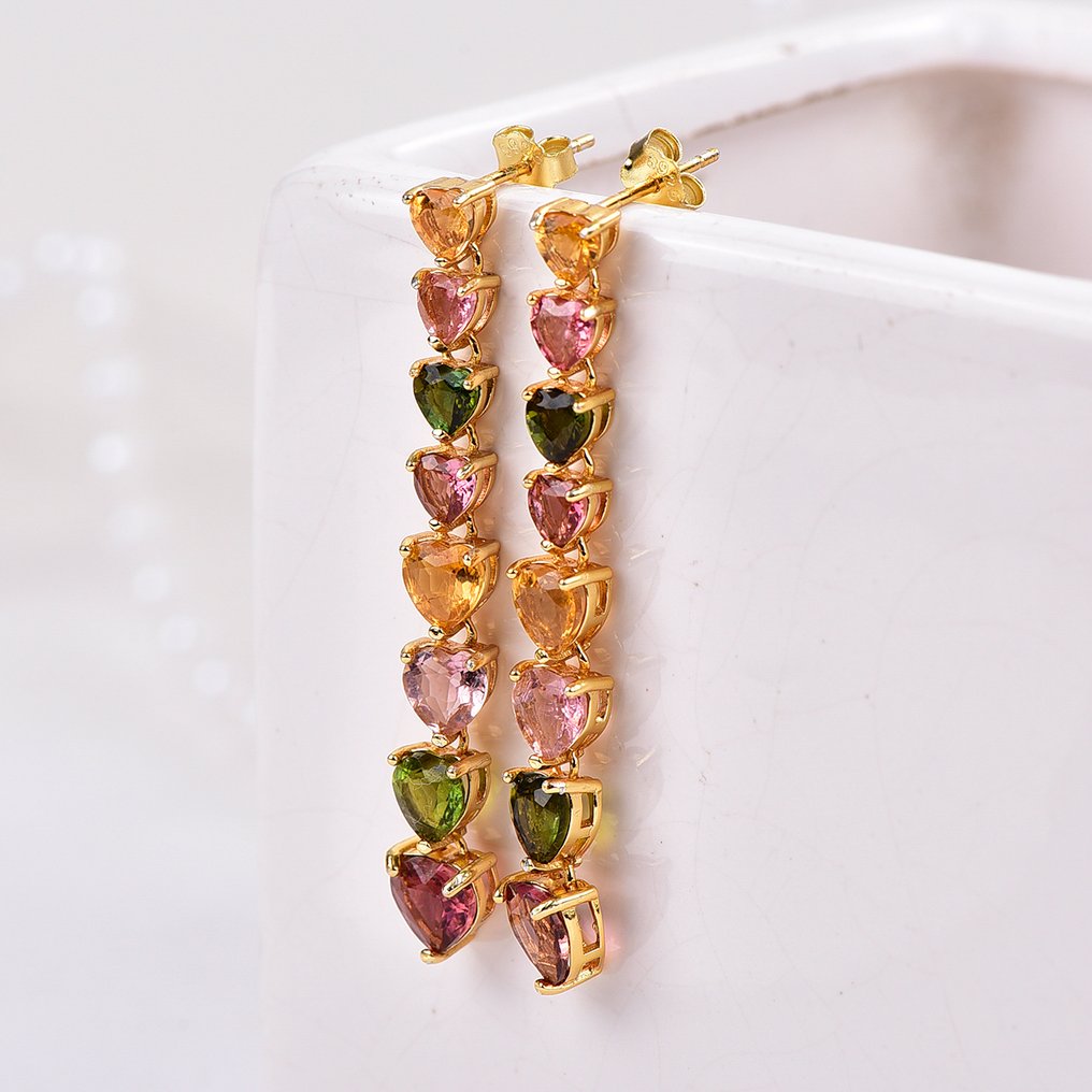 Zonder Minimumprijs - Armband Zilver - Gemengde edelstenen - Gecertificeerd #3.2