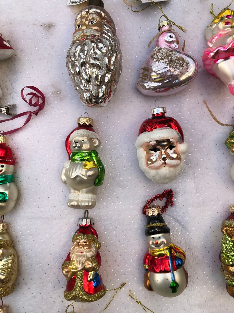 Julekuler (32) - kuler, former, figur osv… - Glass - Gamle julekuler #4.3