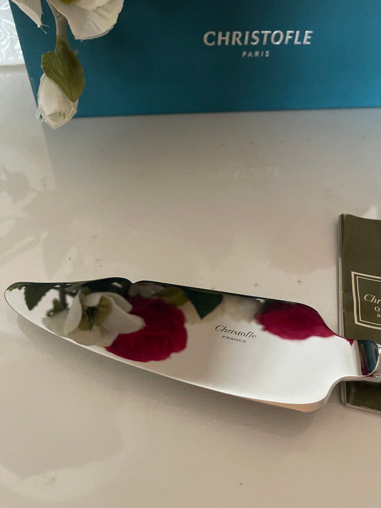 Christofle modèle Pompadour - Vassoio di portata per pasticceria - Modello Pompadour - metallo argentato #1.0