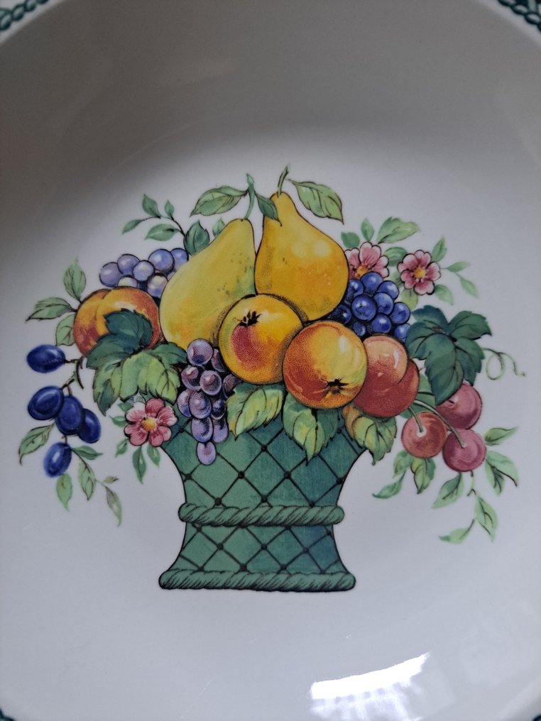 Villeroy & Boch - Vacsorai tányér (6) - Basket - Vitroporzellan - kiállítási tárgyak #3.2