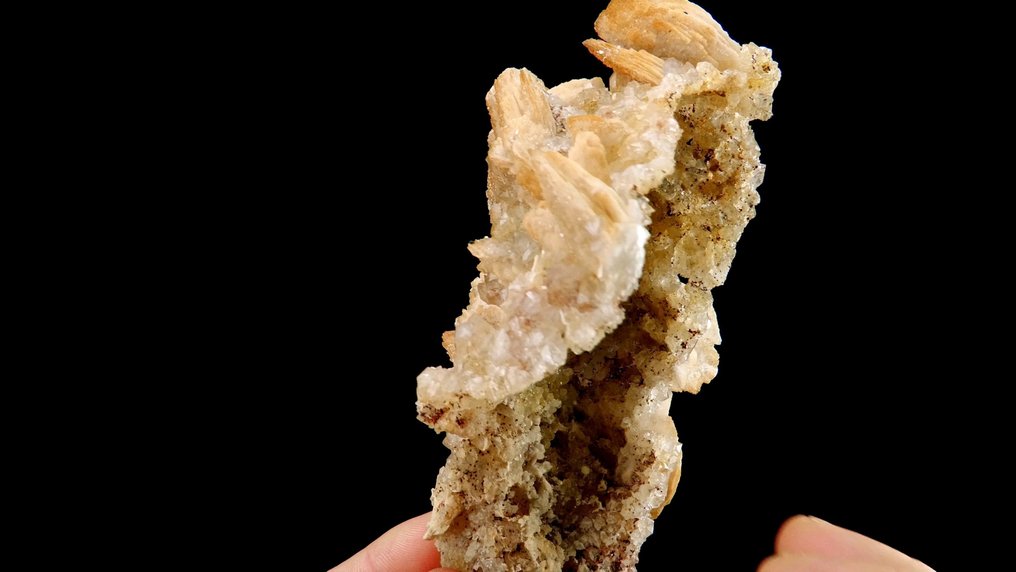 Βαρίτης και χαλαζίας (διαφορετικό hematoid) Αούλι, Μιντέλτ, Μέση Άλταλς, Μαρόκο. - Ύψος: 13.5 cm - Πλάτος: 7 cm- 239 g #2.1