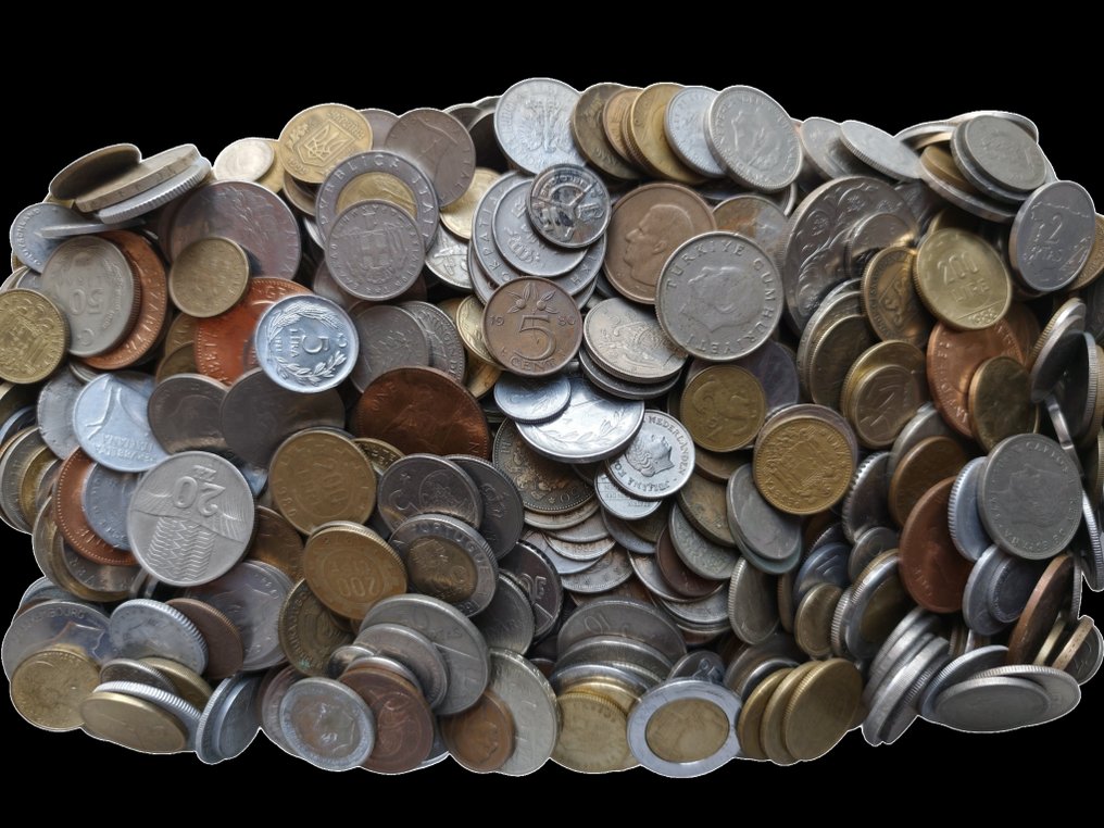 欧洲. Lot of ± 4 kilo modern coins - different dates (没有保留价) #1.0