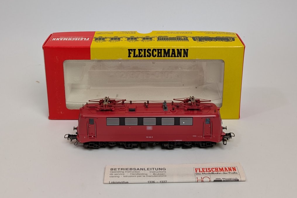 Fleischmann H0 - 1327 - Locomotivă electrică (1) - Fleischmann 1327 – E-Lok BR 141 414-3 – DB – H0 – cu OVP și instrucțiuni E-lok - DB #3.2
