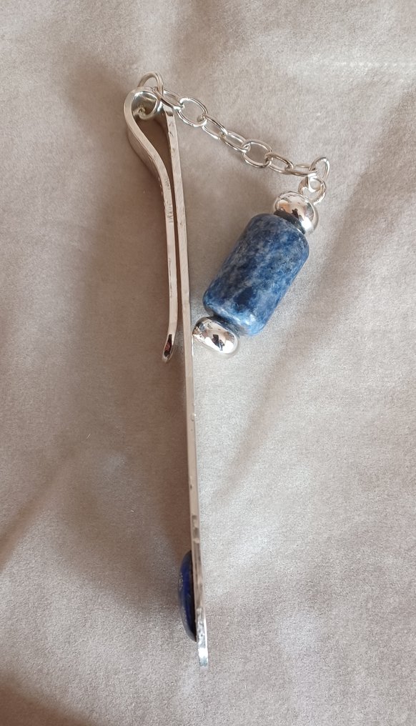 Fermacarte - martellato quadro - Argento #2.1