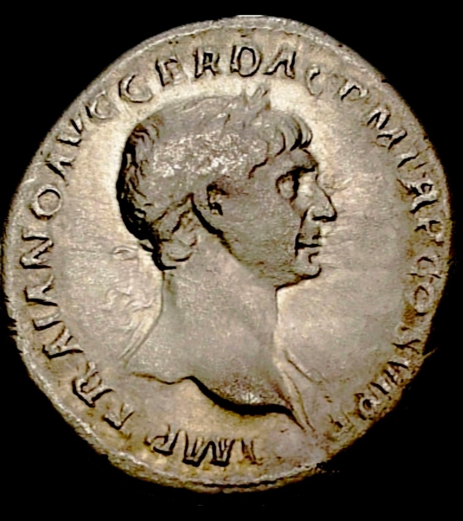 Roman Empire. Trajan (AD 98-117). Denarius Rome - Ceres with child  (No Reserve Price) #1.0