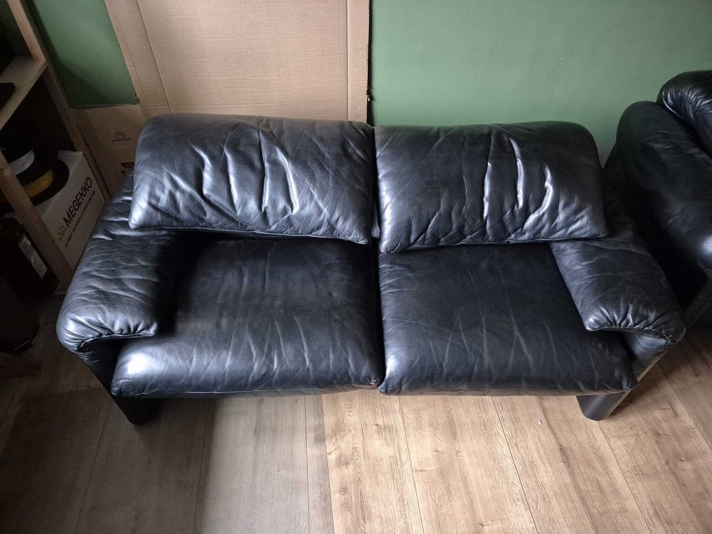 Cassina - Vico Magistretti - Sofa - Maralunga - Leder #2.1